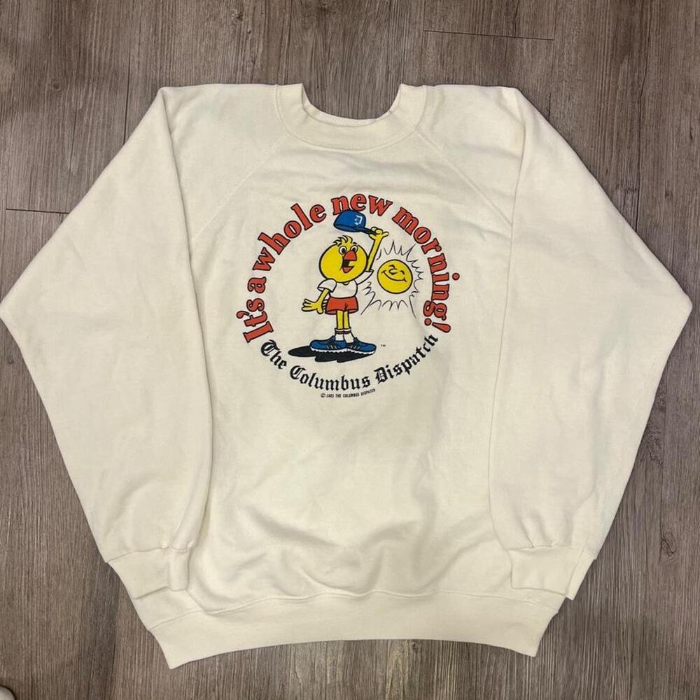 Vintage 80s columbus dispatch hanes Crewneck